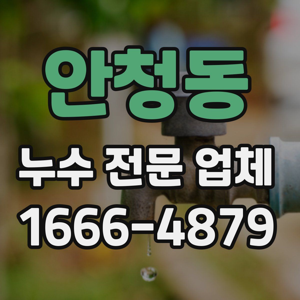 안청동 누수 전문 업체