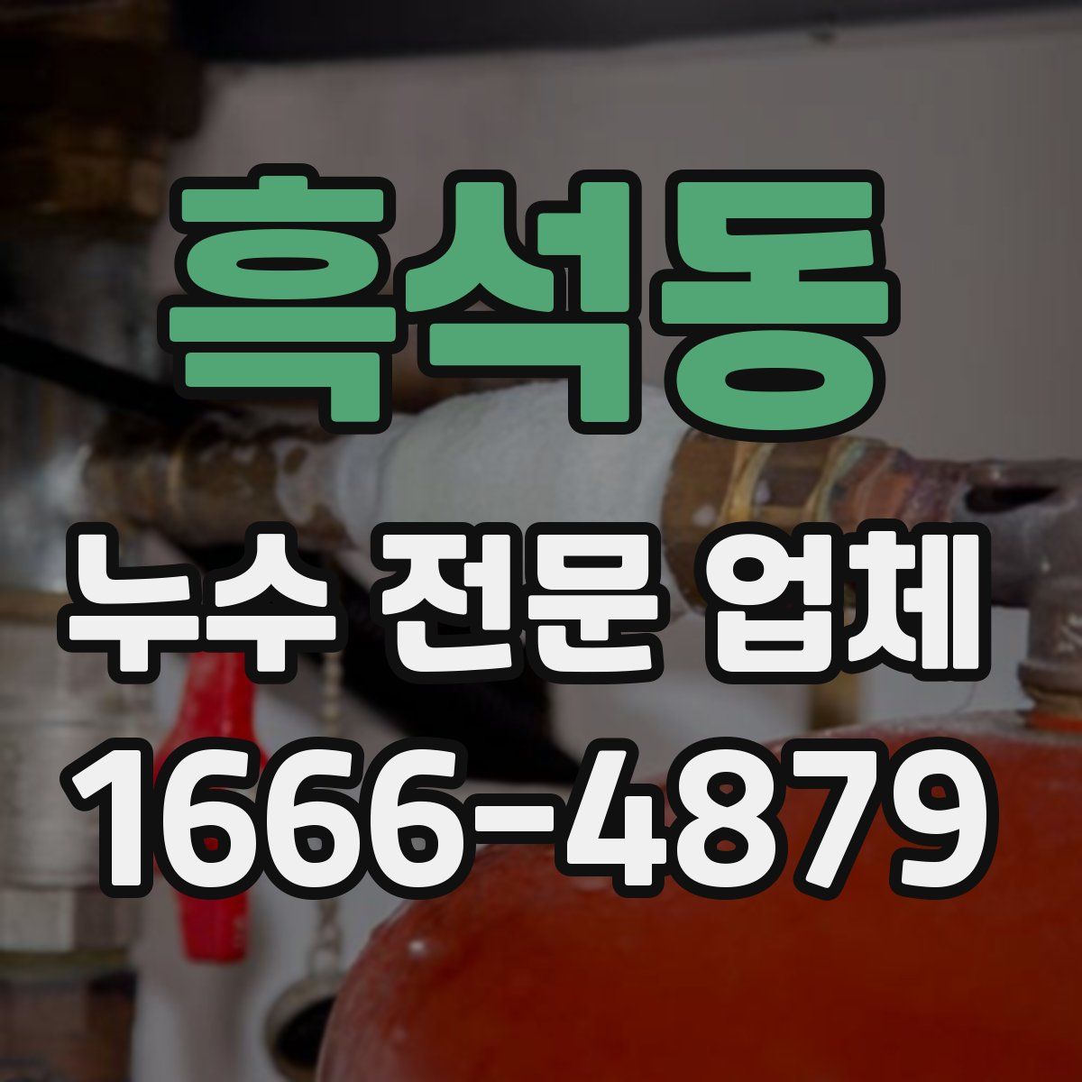 흑석동 누수 전문 업체