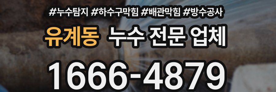 유계동 누수 전문 업체