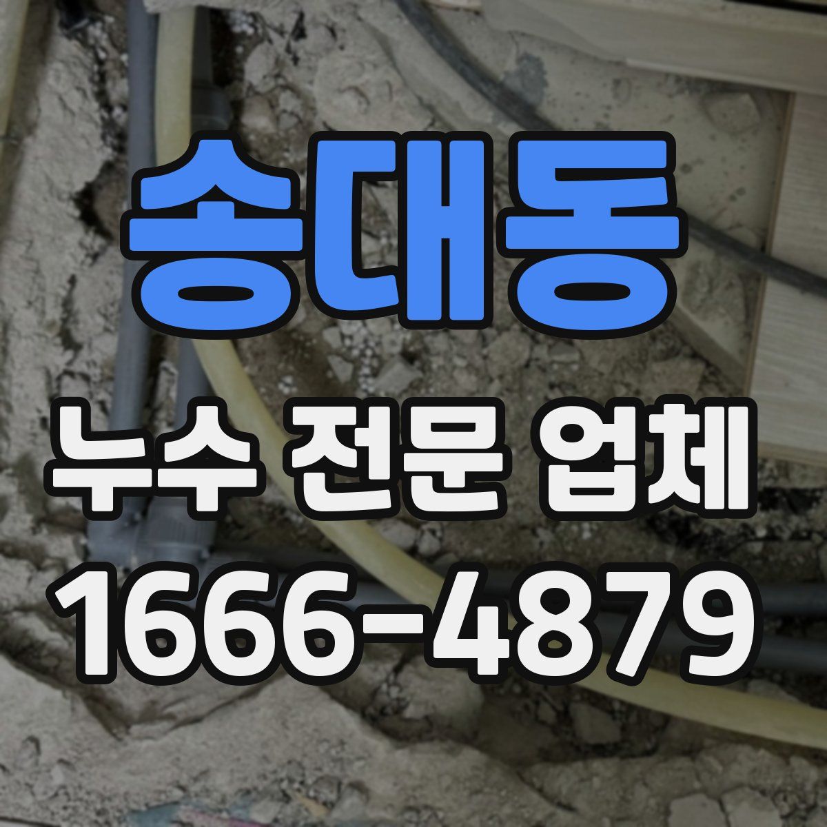 송대동 누수 전문 업체