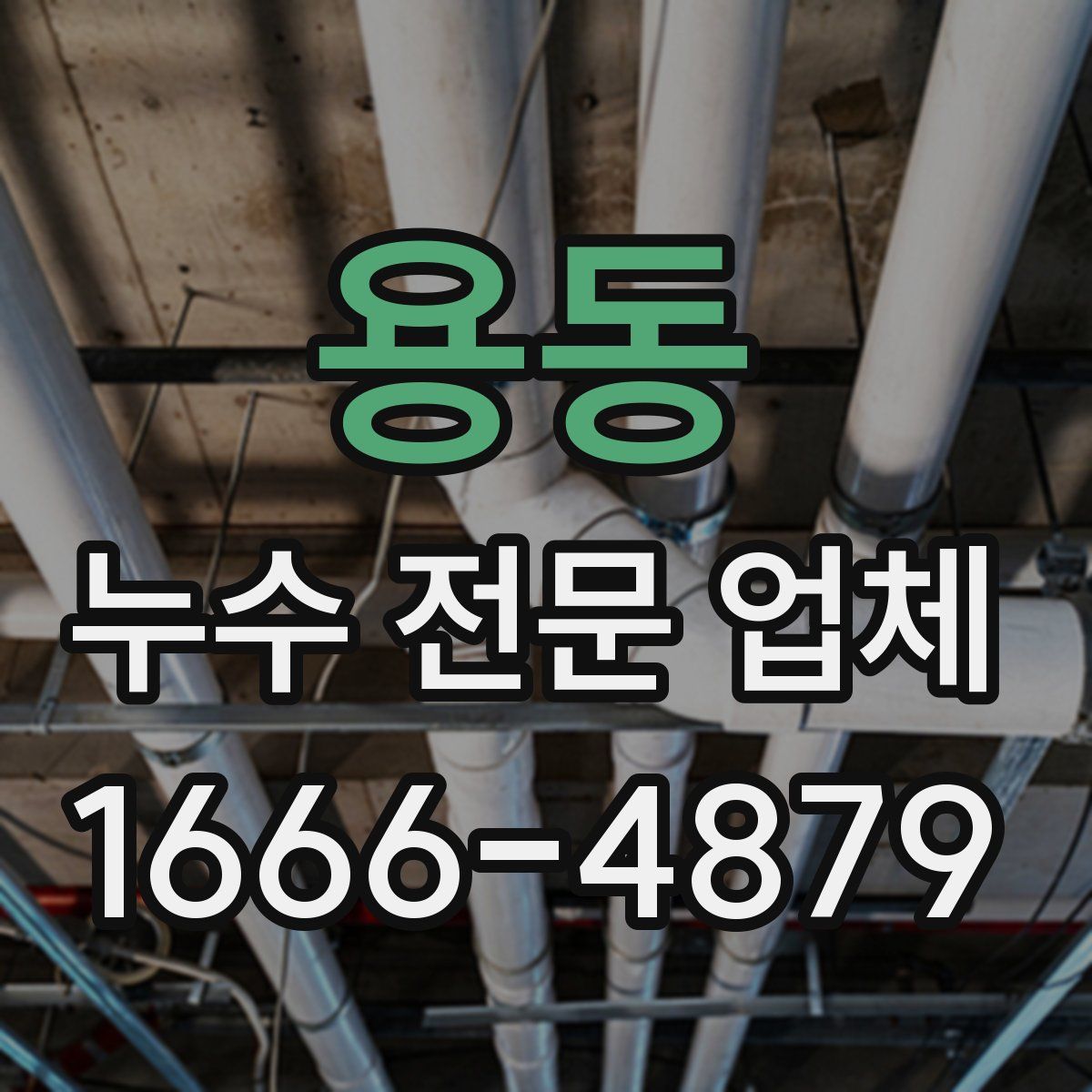 용동 누수 전문 업체