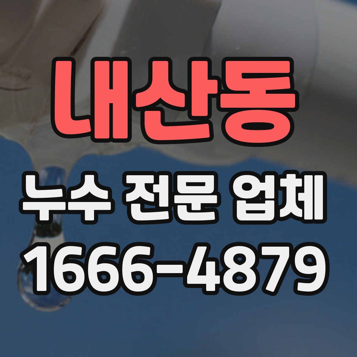 내산동 누수 전문 업체