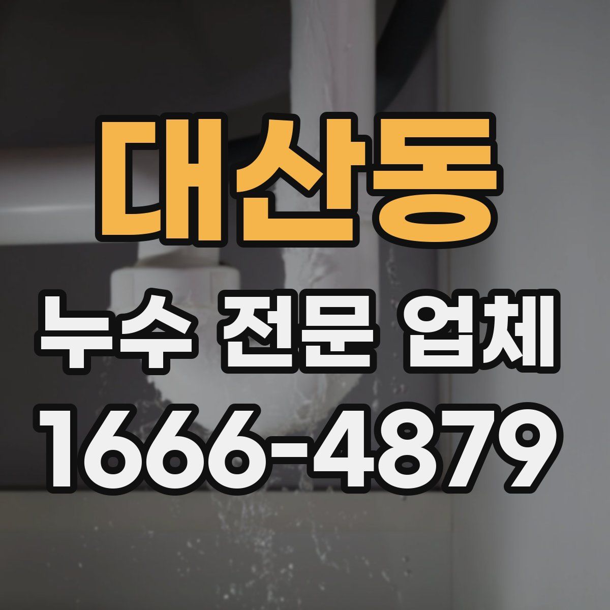 대산동 누수 전문 업체