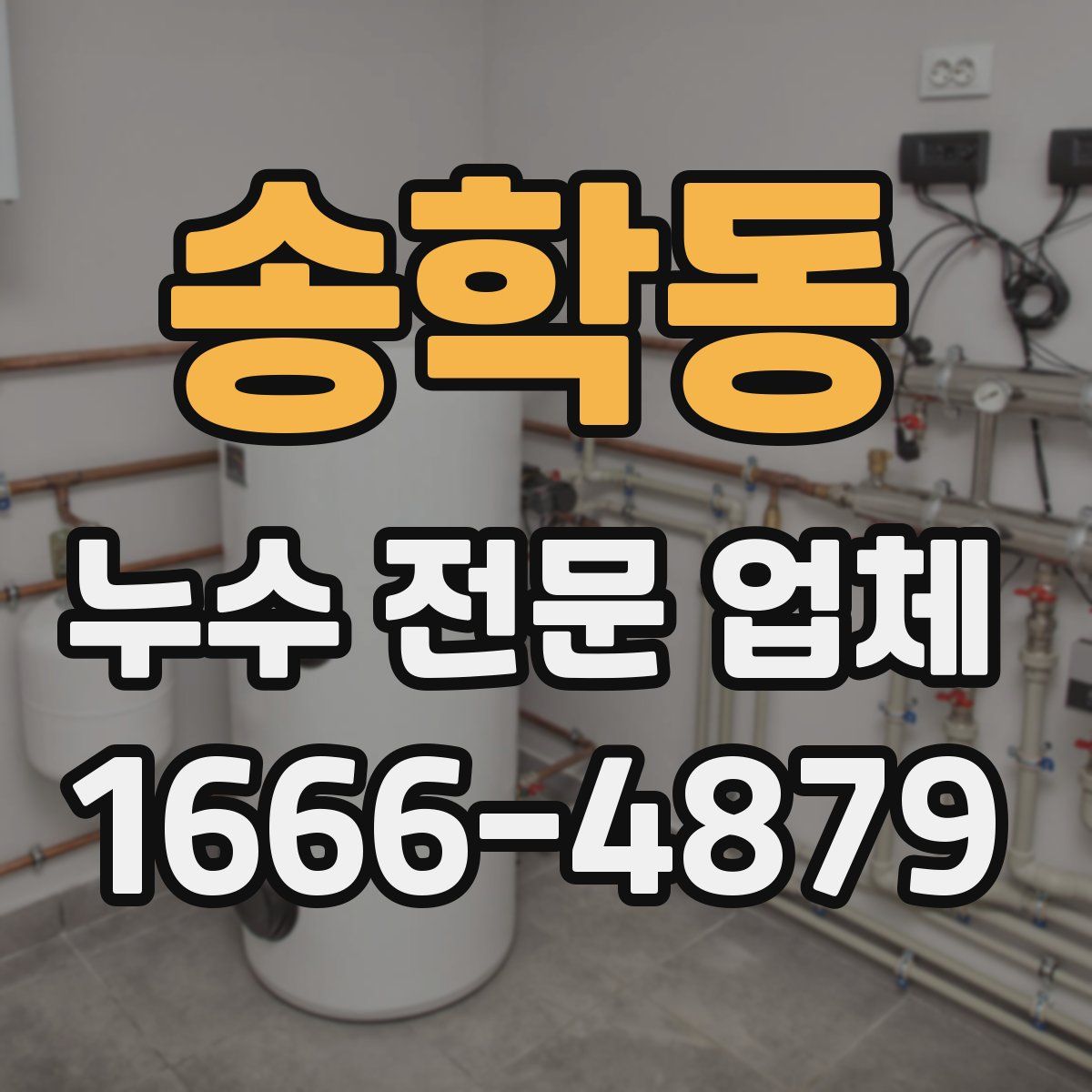 송학동 누수 전문 업체