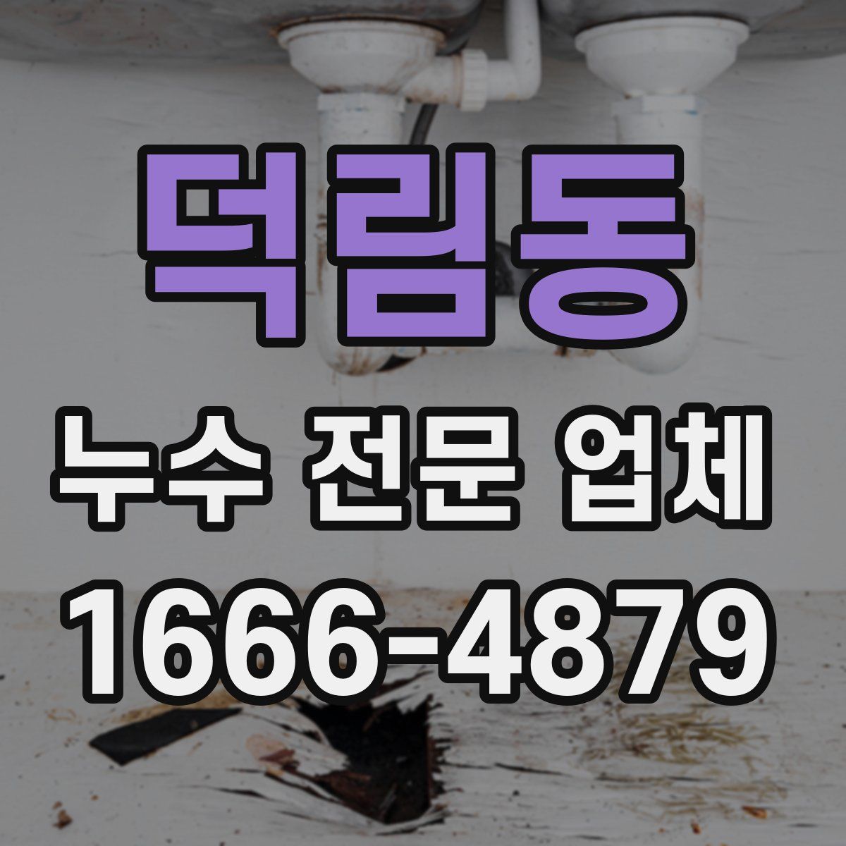 덕림동 누수 전문 업체