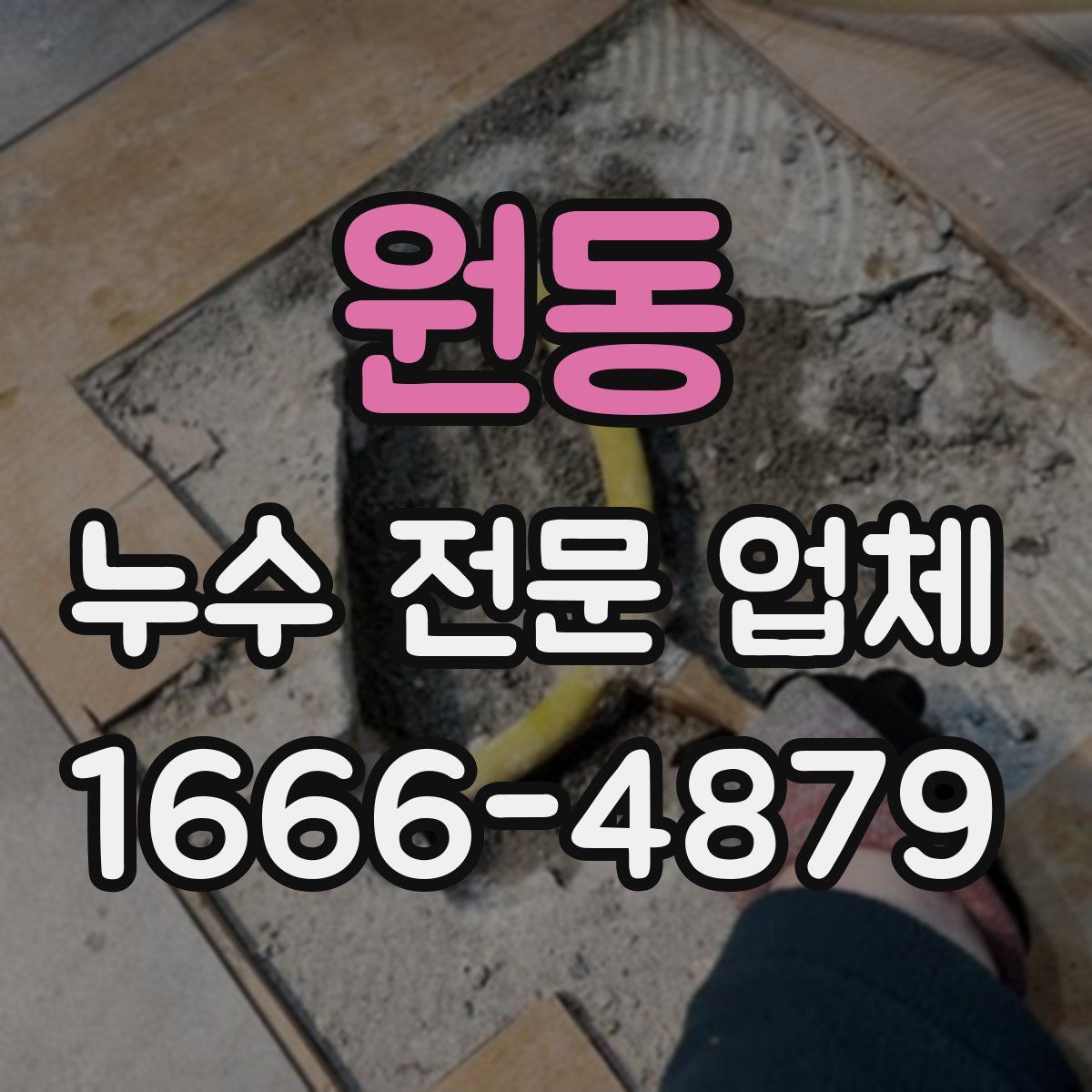원동 누수 전문 업체