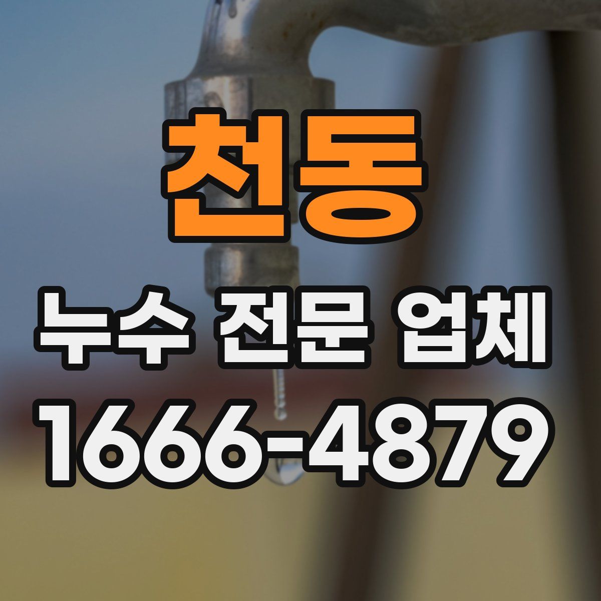 천동 누수 전문 업체