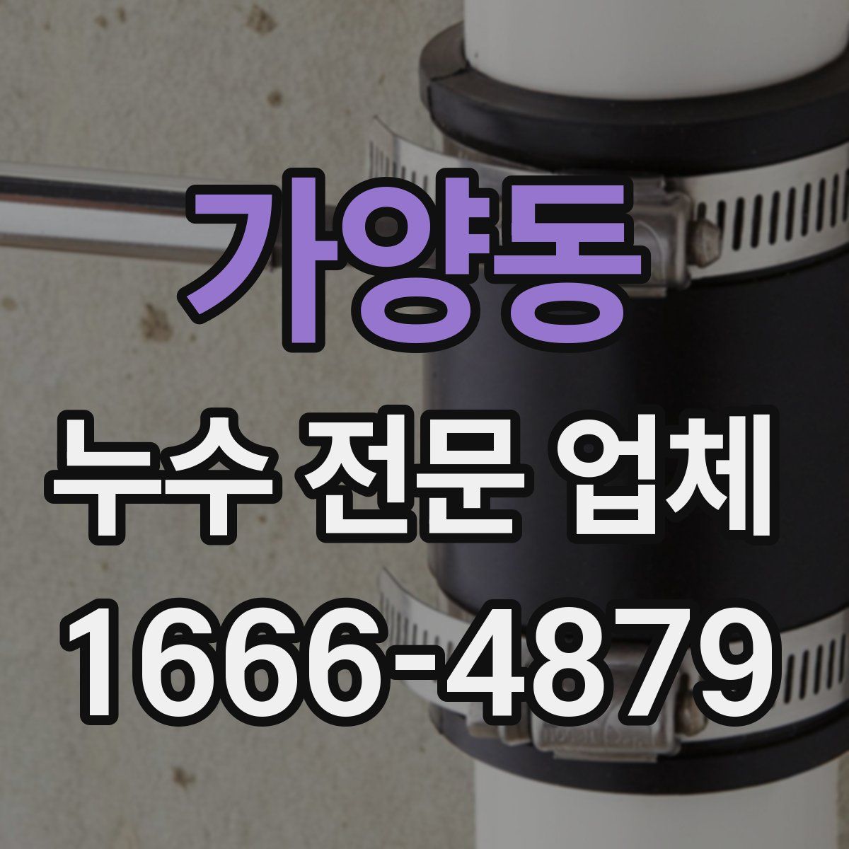 가양동 누수 전문 업체