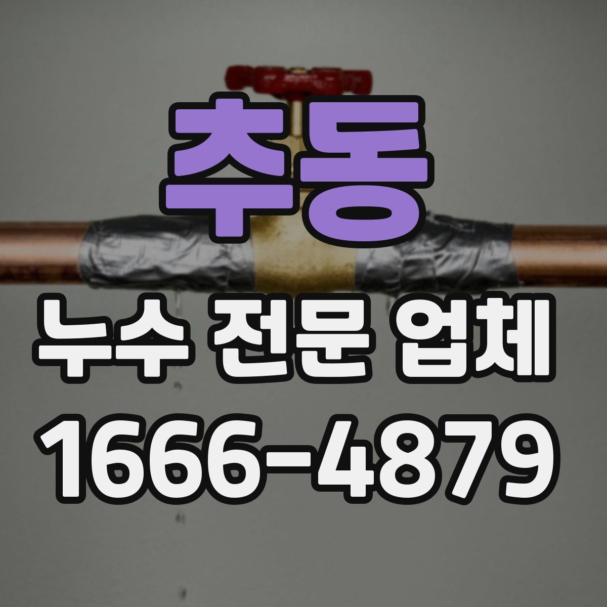 추동 누수 전문 업체
