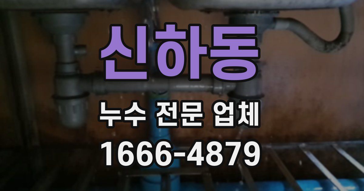 신하동 누수 전문 업체