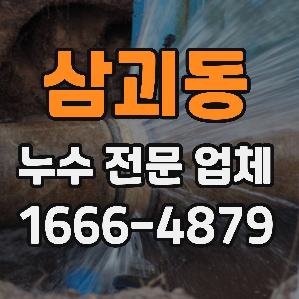 삼괴동 누수 전문 업체