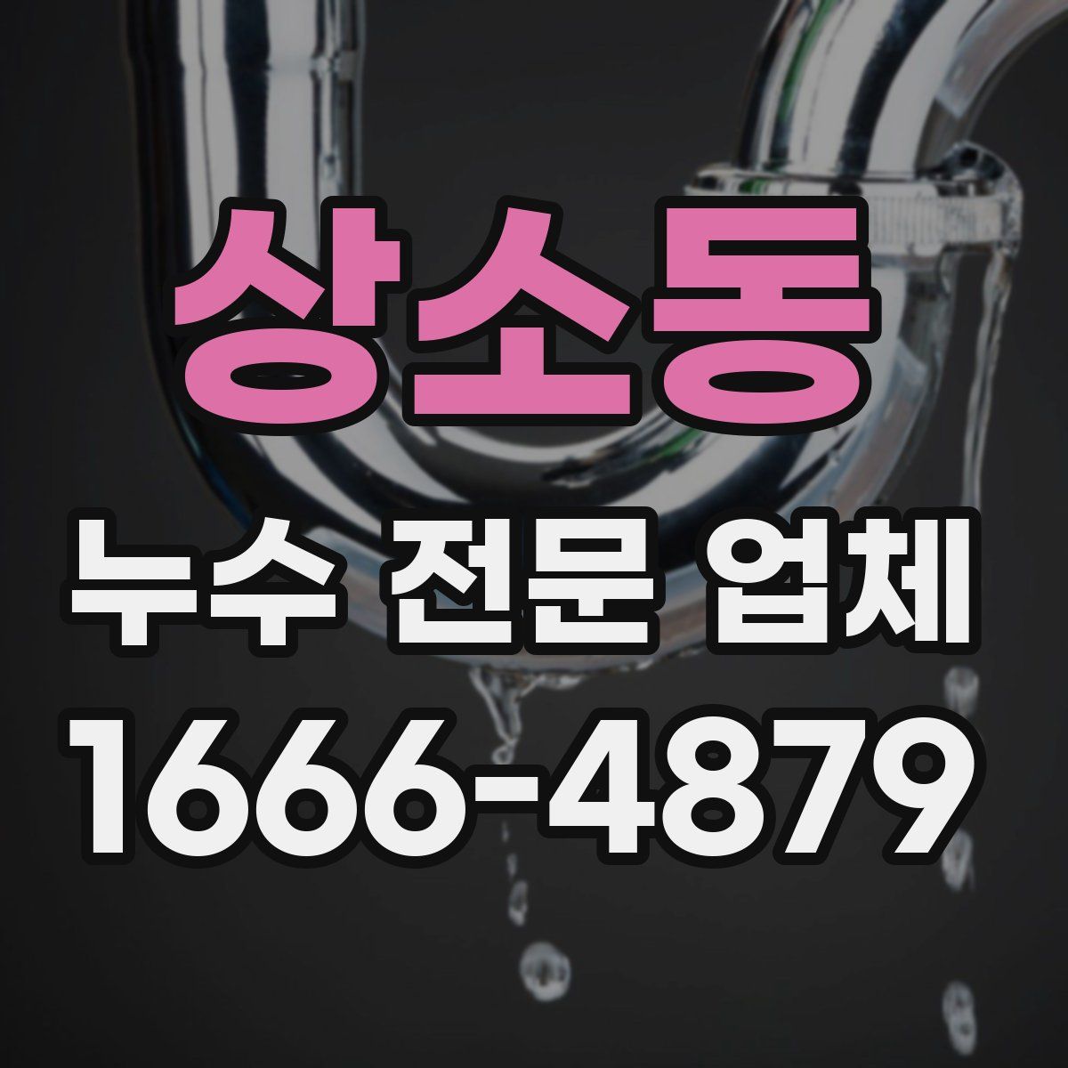 상소동 누수 전문 업체