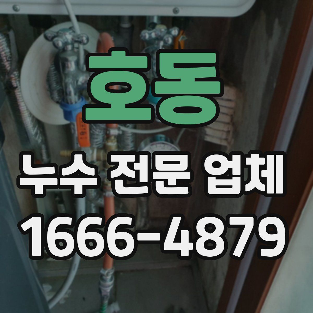 호동 누수 전문 업체