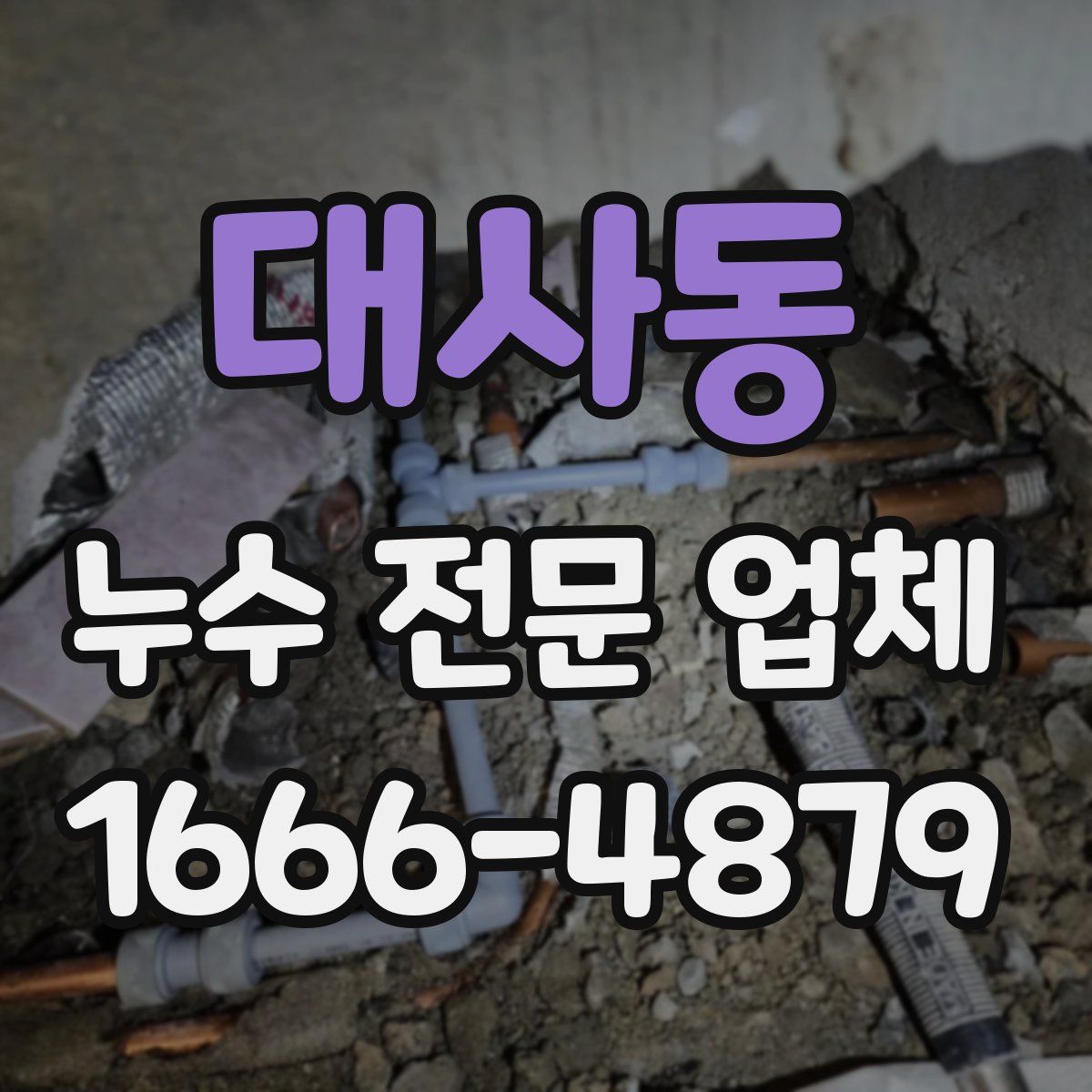 대사동 누수 전문 업체