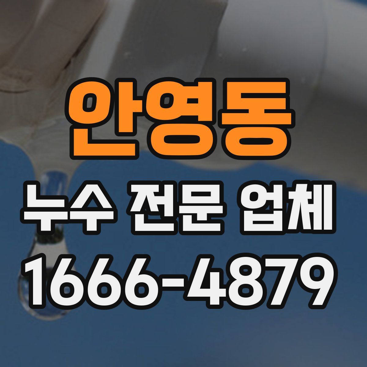 안영동 누수 전문 업체