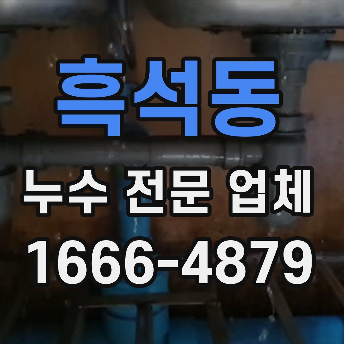 흑석동 누수 전문 업체