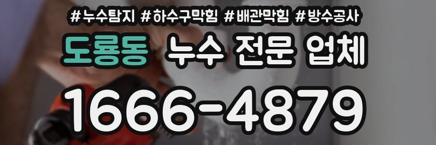 도룡동 누수 전문 업체