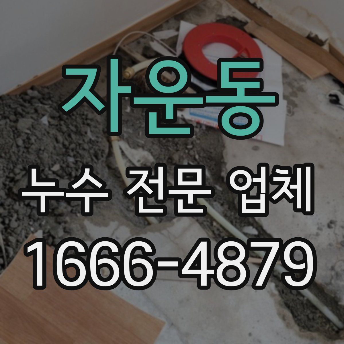 자운동 누수 전문 업체