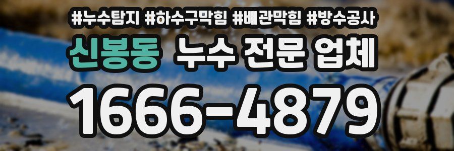 신봉동 누수 전문 업체