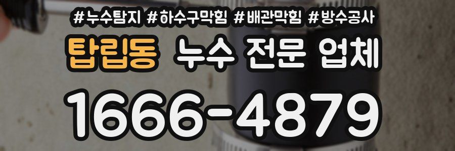 탑립동 누수 전문 업체