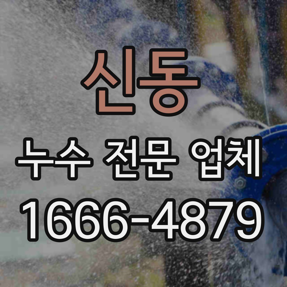신동 누수 전문 업체