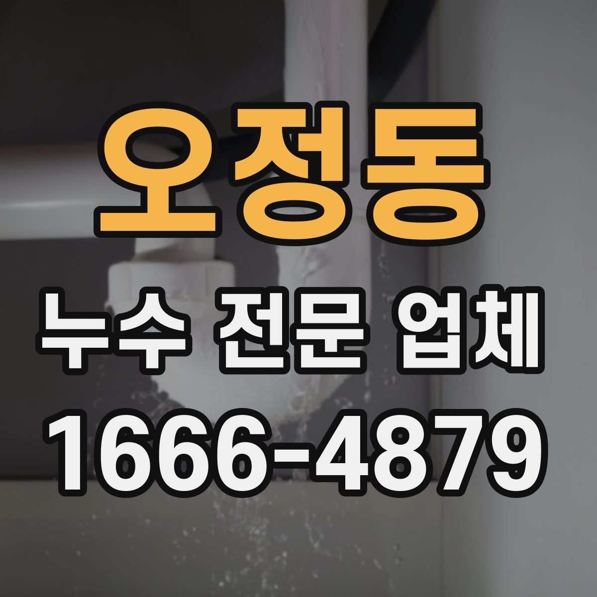 오정동 누수 전문 업체
