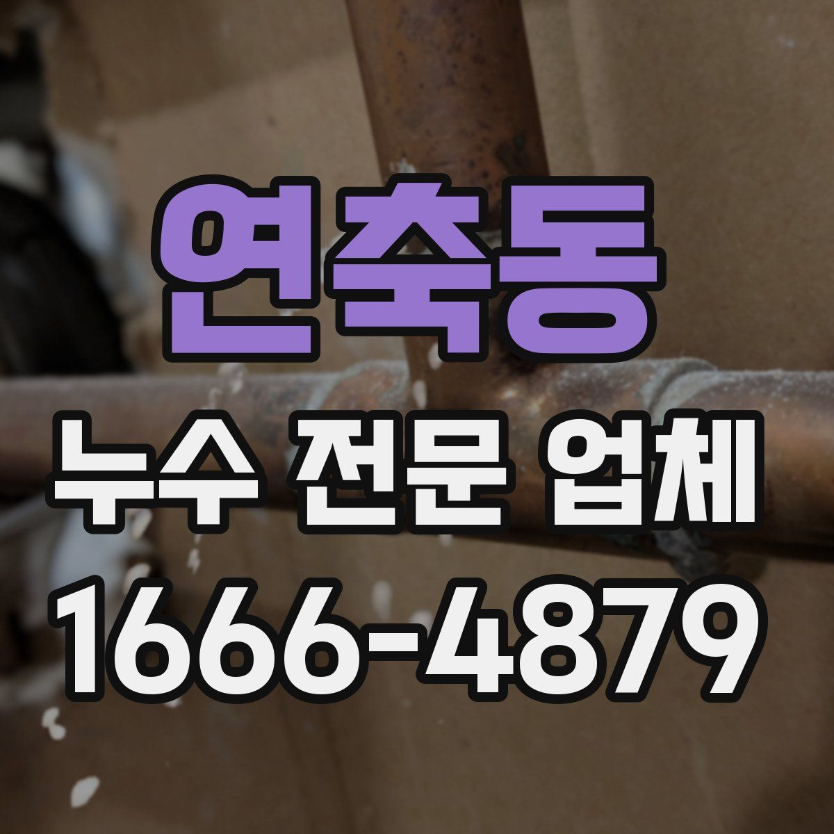 연축동 누수 전문 업체