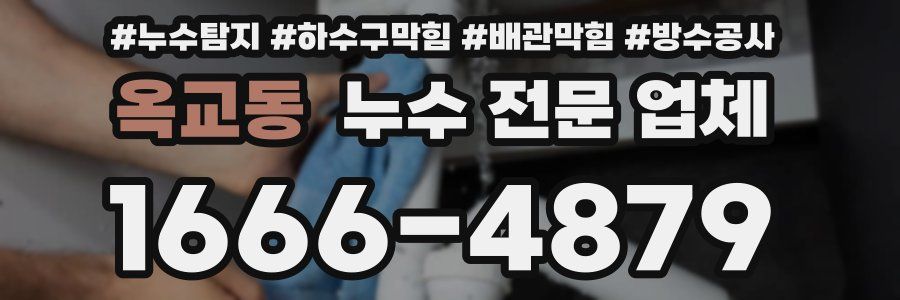 옥교동 누수 전문 업체