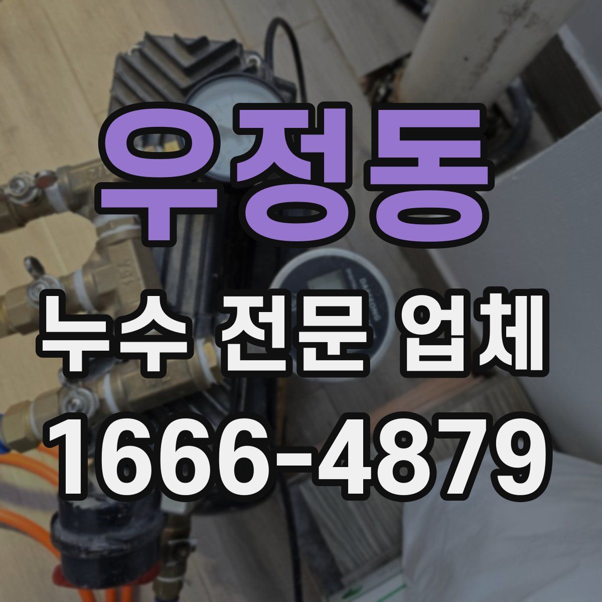 우정동 누수 전문 업체