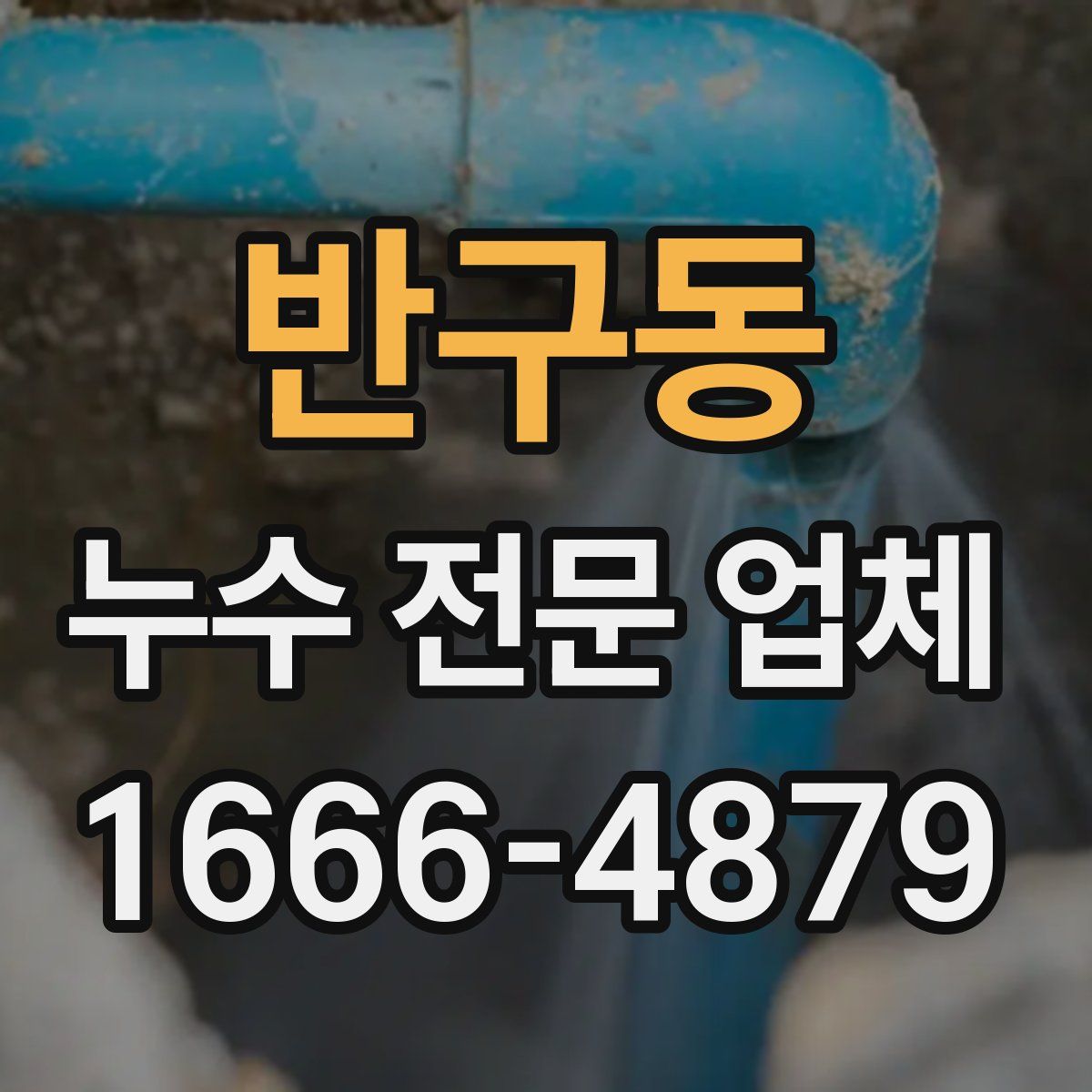 반구동 누수 전문 업체