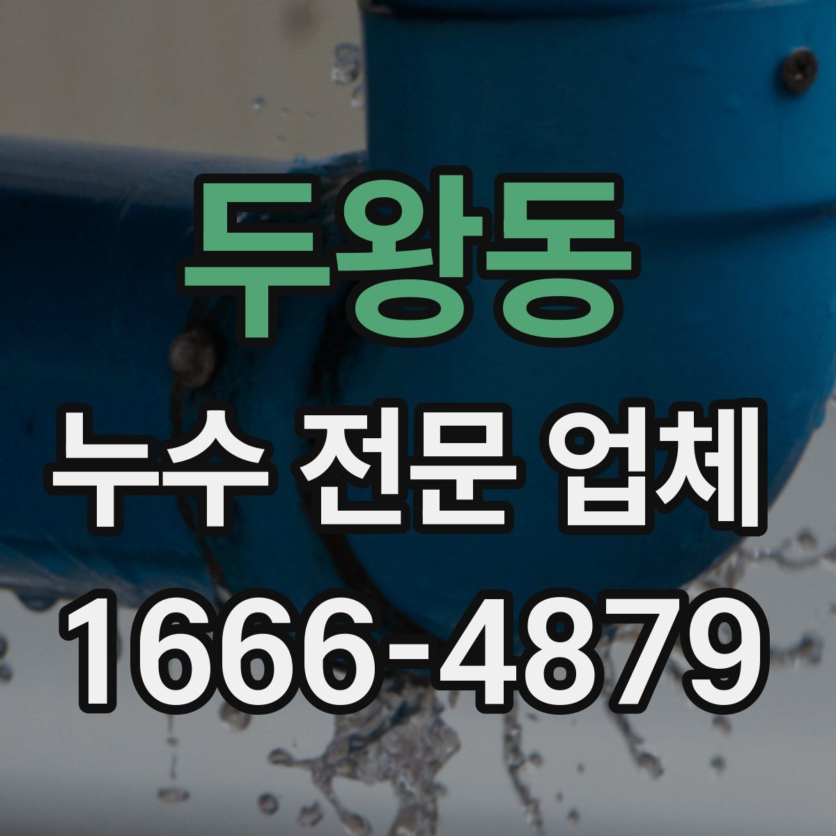 두왕동 누수 전문 업체
