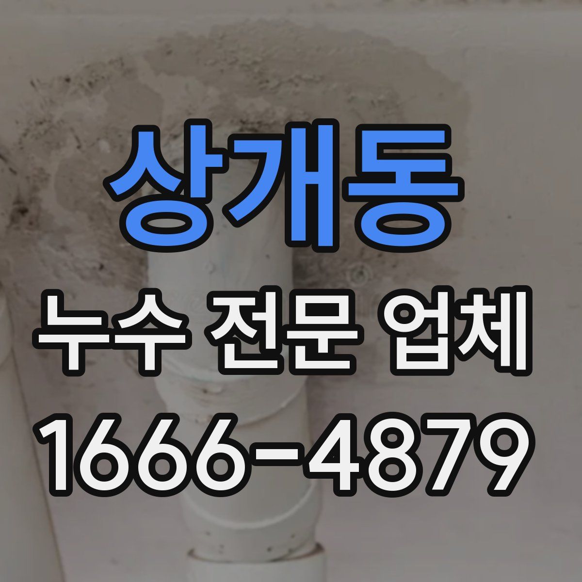 상개동 누수 전문 업체
