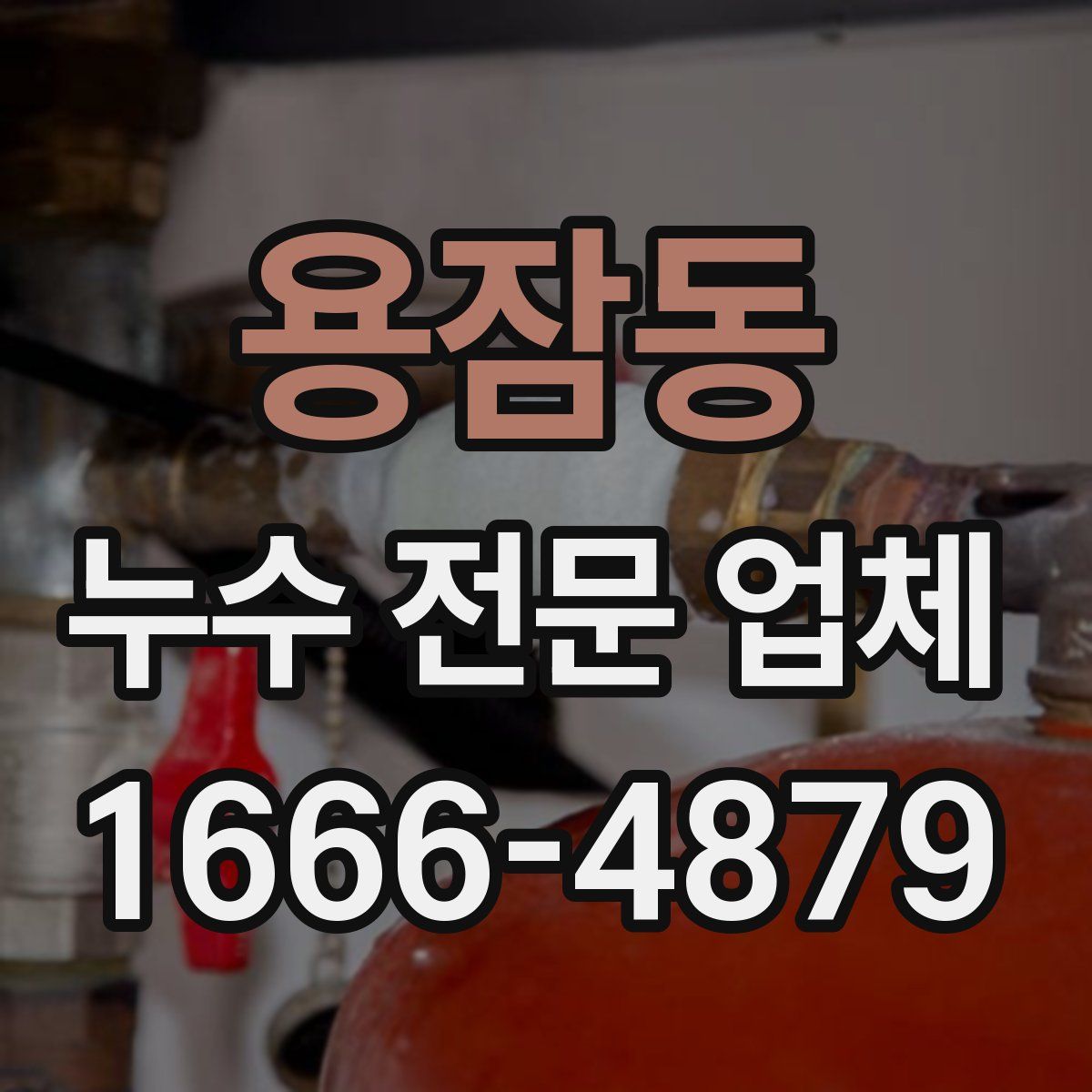 용잠동 누수 전문 업체