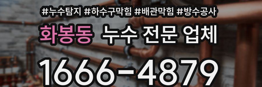 화봉동 누수 전문 업체