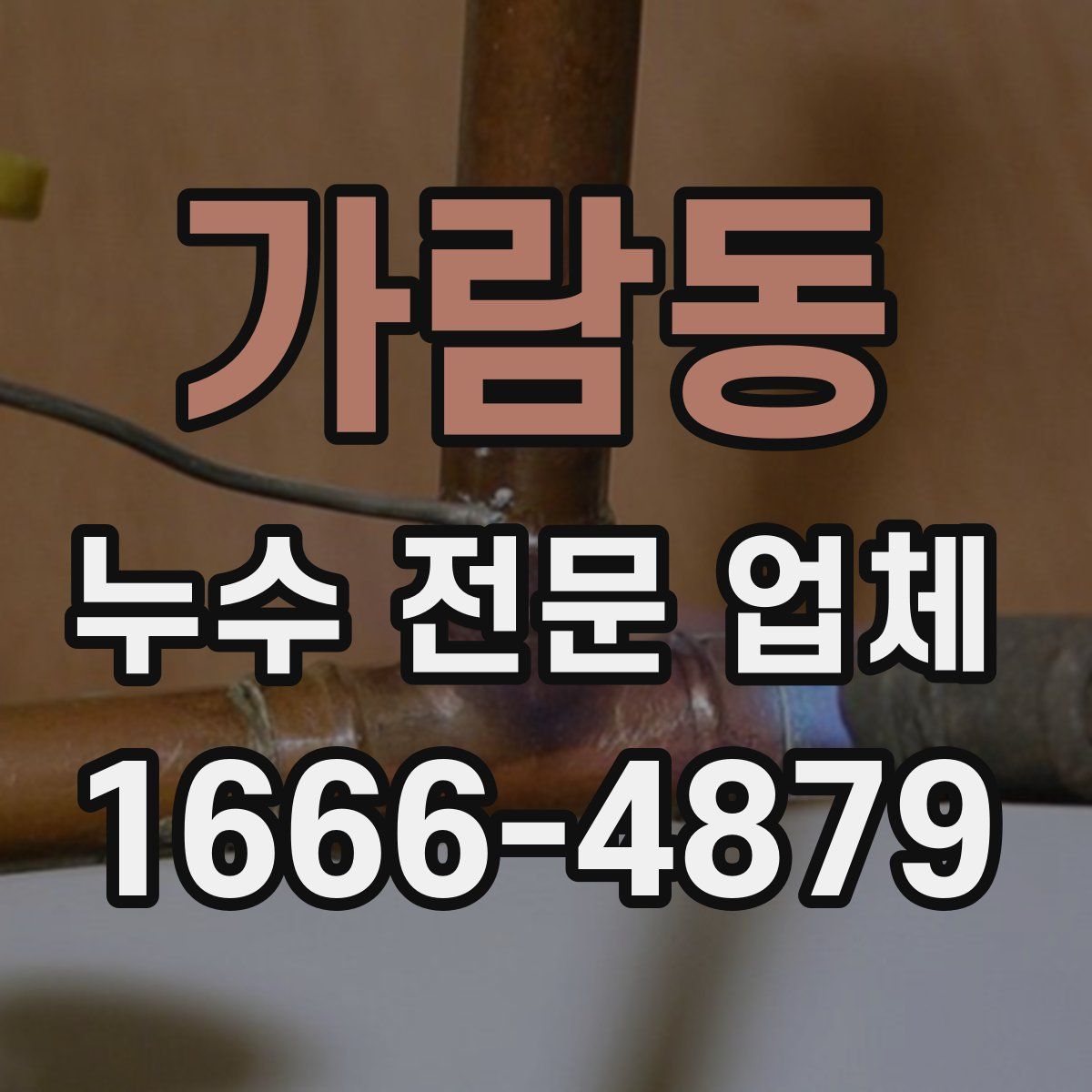 가람동 누수 전문 업체