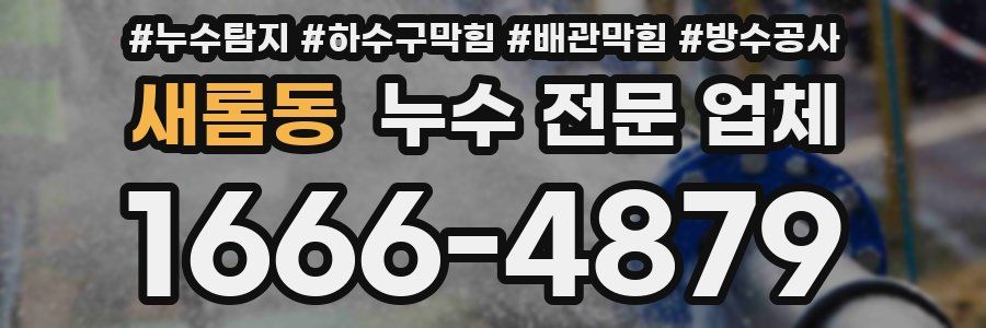 새롬동 누수 전문 업체
