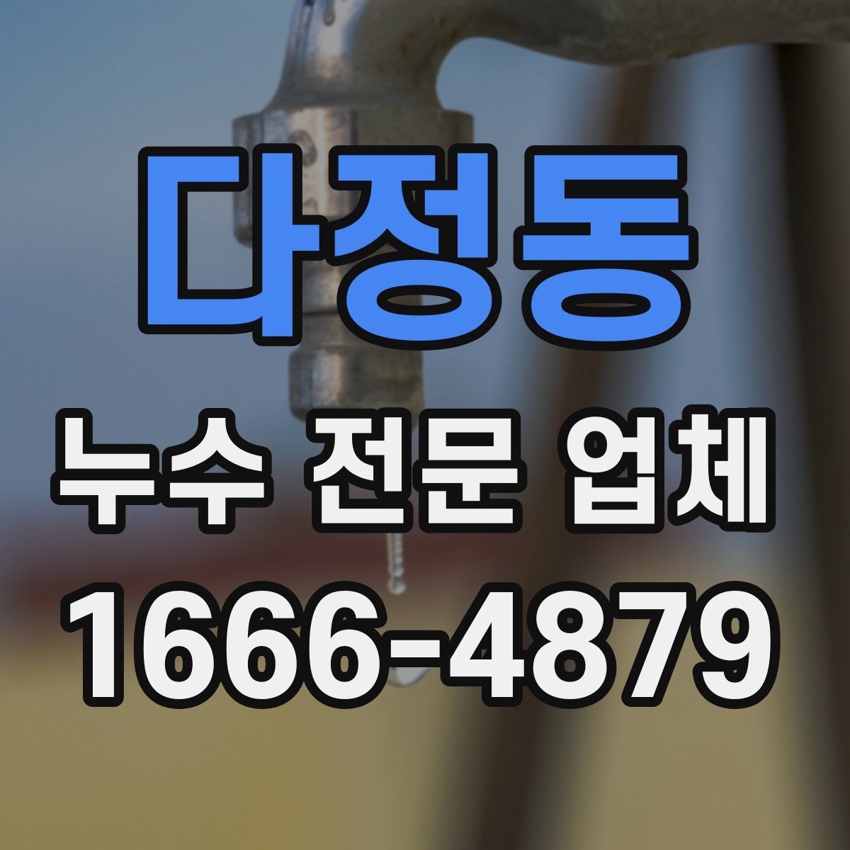 다정동 누수 전문 업체