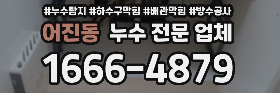 어진동 누수 전문 업체