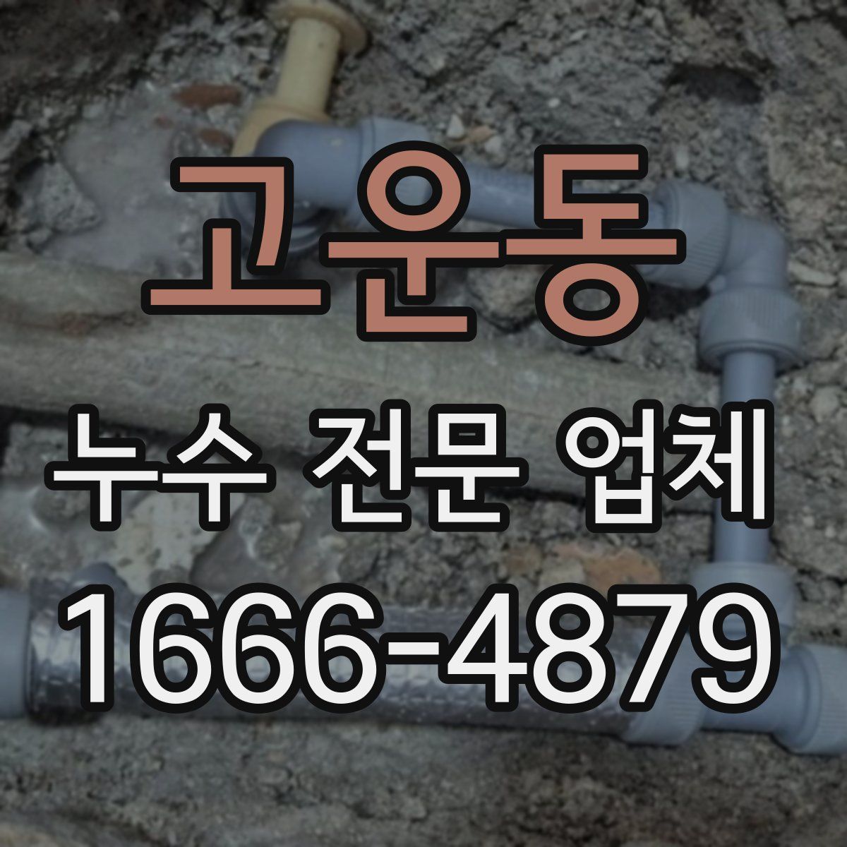고운동 누수 전문 업체