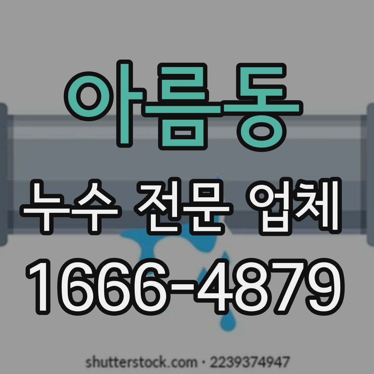 아름동 누수 전문 업체