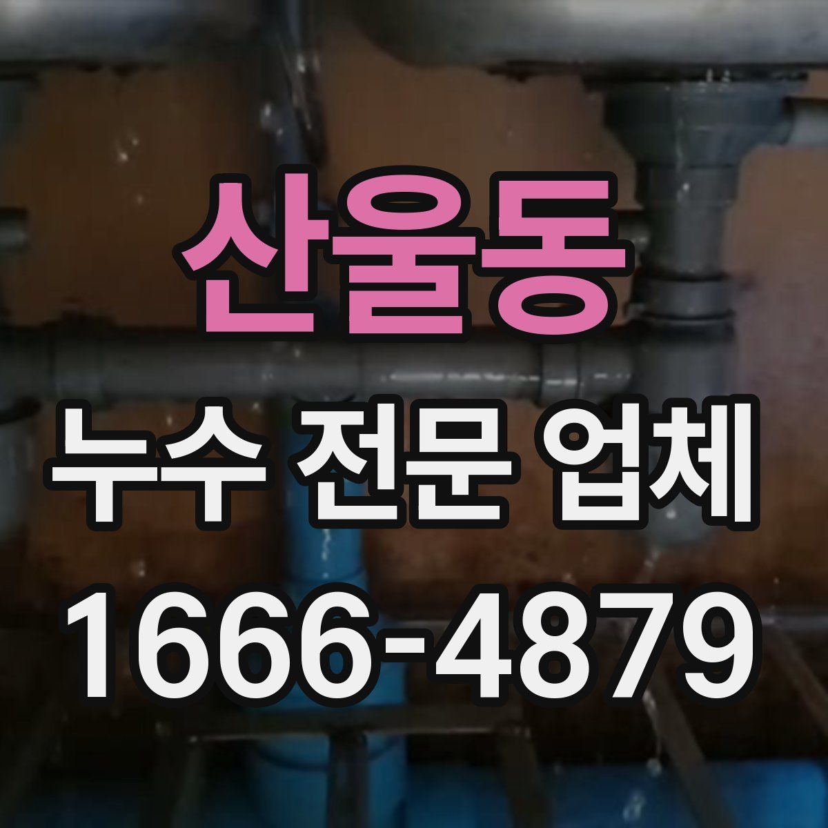 산울동 누수 전문 업체