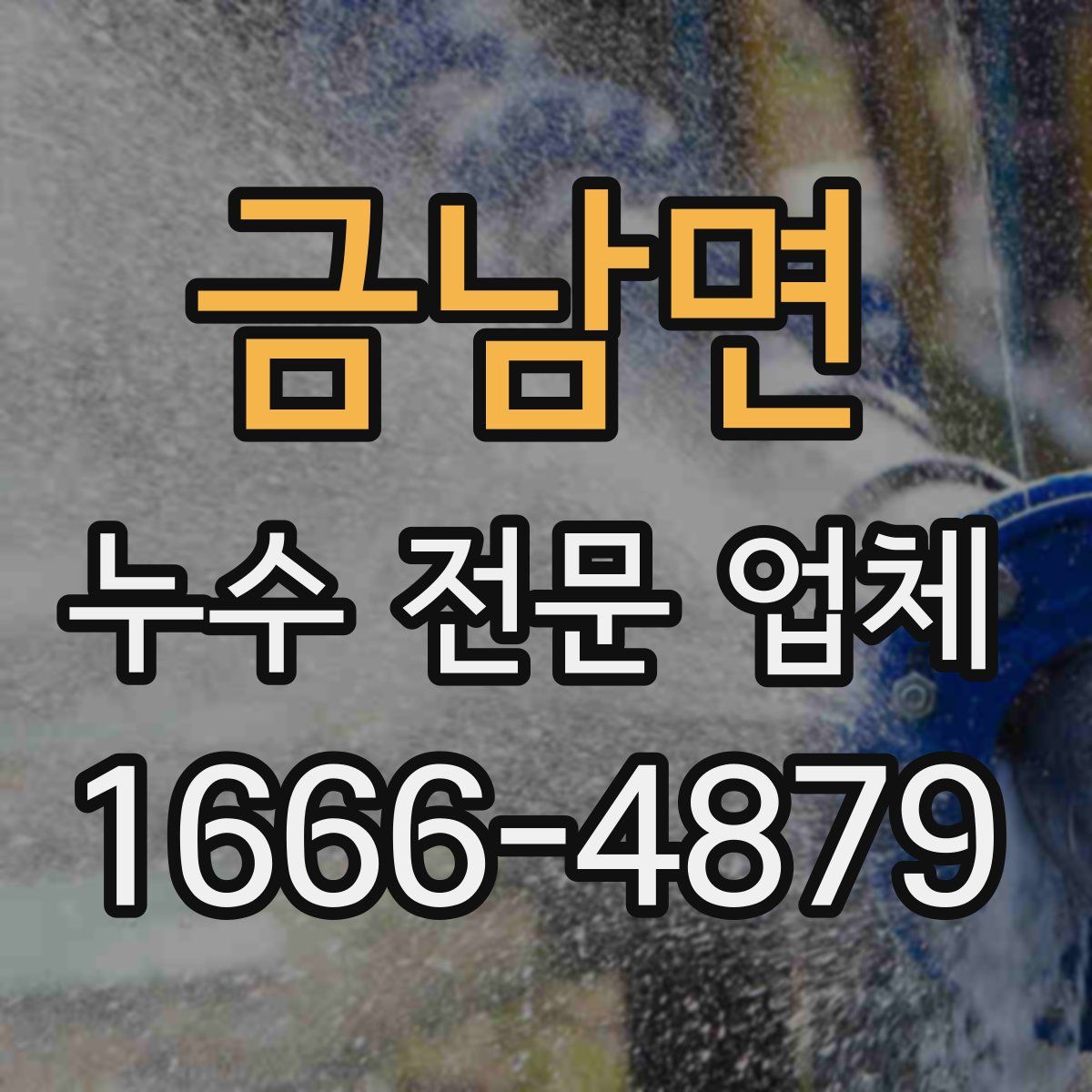금남면 누수 전문 업체