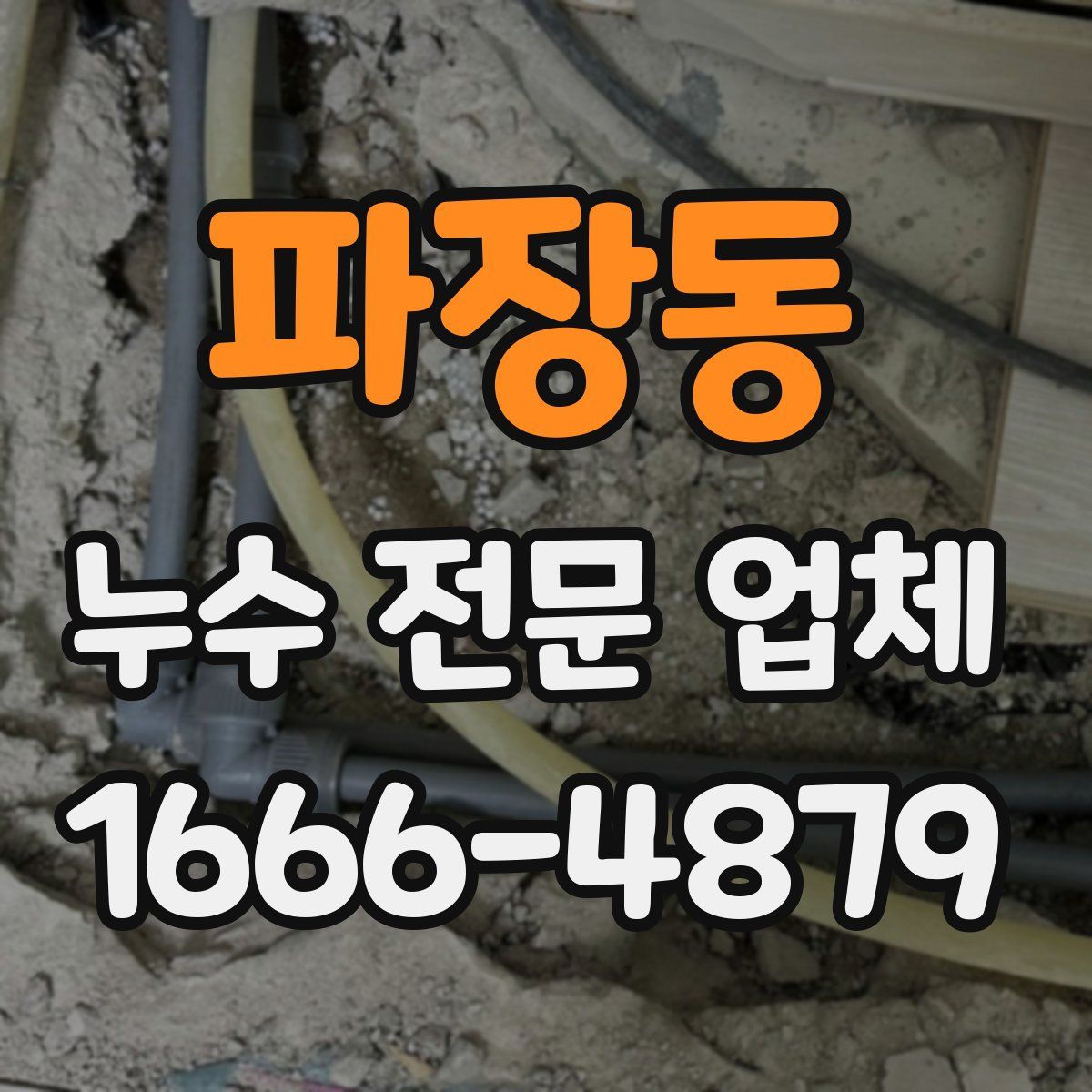 파장동 누수 전문 업체