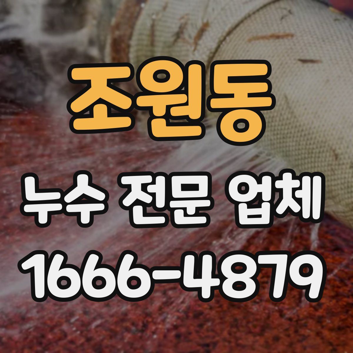 조원동 누수 전문 업체