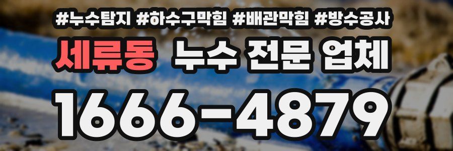세류동 누수 전문 업체