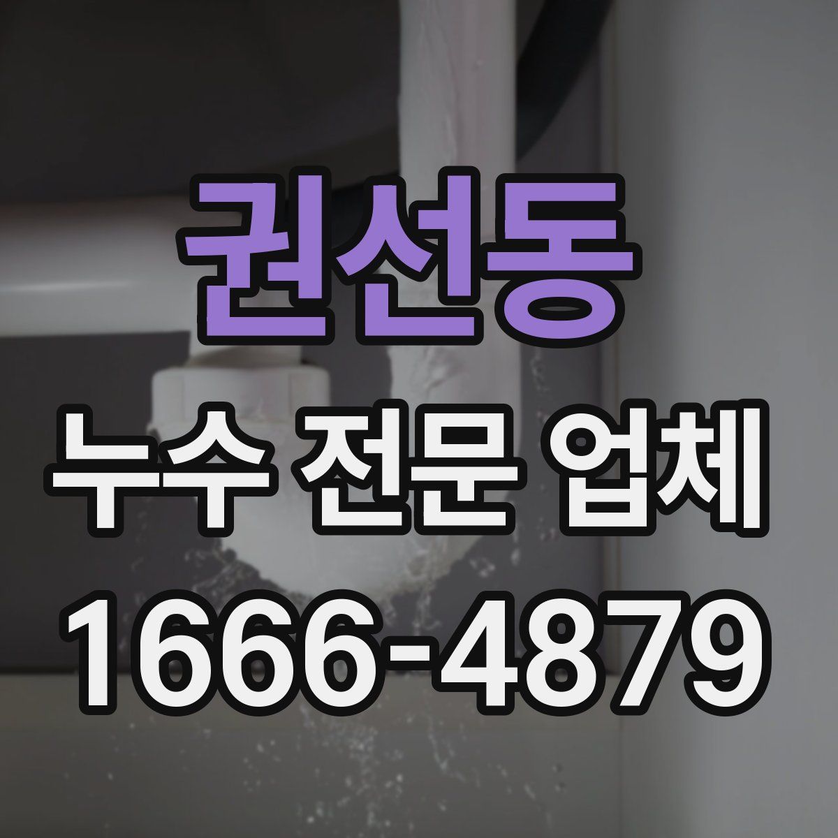 권선동 누수 전문 업체