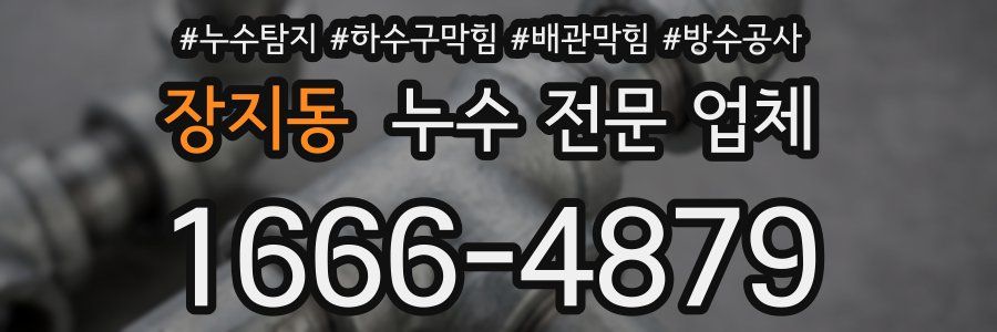 장지동 누수 전문 업체