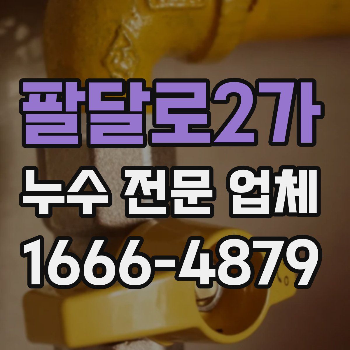 팔달로2가 누수 전문 업체