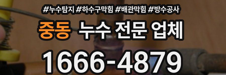 중동 누수 전문 업체