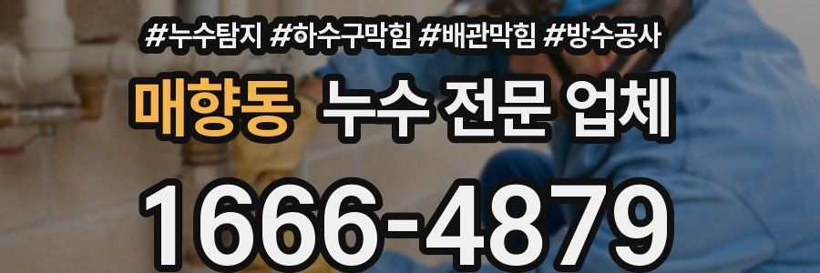 매향동 누수 전문 업체